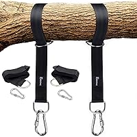Schaukel-Aufhängung Aus Nylon - 4-tlg. Set Mit Karabinern Für Baum & Balken
