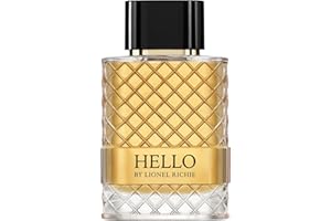 Lionel Richie Hello for Men - Classic Yet Adventurous, Effortlessly Seductive Eau De Cologne For Him - Refreshing Fougère Blend With Warm, Amber Notes - Intense, Long Lasting Fragrance - 100 ml