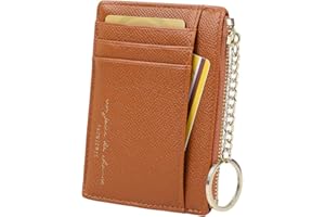 Cynure Women's 8 Cards Slim Minimalist Card Holder Coin Changes Purse Front Pocket Wallet B07VXC7YQ8