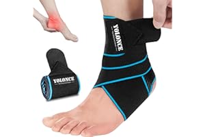 CharmChic Chevillere Entorse, Attelle Cheville Élastique, Chevillere de Maintien Sport, Chevillère Réglable, Convient à la Cheville Droite et Gauche pour Hommes et Femmes