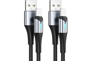 BLACKSYNCZE Cavo iPhone [2Pezzi 2M+2M] Certificato MFi Cavo Caricatore iPhone Carica Rapida Nylon Cavo Lightning Compatibile con iPhone 14 13 12 11 Pro Max Mini XR XS Max X 8 7 6s 6 Plus 5s SE 2020