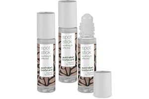 ‎AUSTRALIAN BODYCARE Australian Bodycare Spot Stick | Pickelstift mit Teebaumöl | Tea Tree Oil Anti Pickel Stift | Auch zur Pflege bei Akne | 100% Vegan | zum Pickel loswerden & nach ausdrücken | 3 x 9 ml