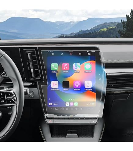 GAFAT [2 Pièces] Renaul-t/Dacia Duster 2022 2023 8 Film de Protection d'Écran pour Navigation