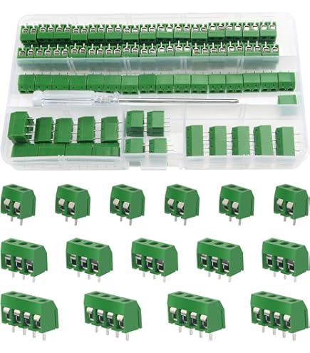 Set Morsettiere PCB 5.08mm - 25 Pezzi Per Circuiti Elettrici (2,3,4 Pin) - Foto 12