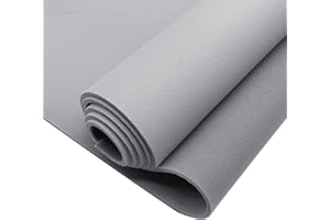 OUGPIU Auto Headliner Fabric,Headliner Fabric Mesh Type with 3mm Foam Backing,Mesh Type Flat Knit Interior Replacement Material for Car/Truck/SUV/RV Roof/Home Repair/DIY Headliner Material (Gray, 150x250cm)