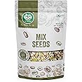 Go Vegan Mix Seeds For Eating 200g | 5 in 1 Super Seeds Mix of Sunflower, Pumpkin, Flax, Watermelon & Chia Seeds