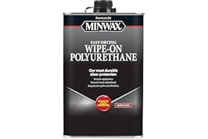 Minwax 40900 Wipe-On Poly Oil-Based Polyurethane Finish Clear Gloss, Pint by Minwax