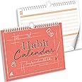 Clever Fox Habit Calendar – Inspirational Habit Tracker for Atomic Habits – Colorful Habit & Goal Planner Journal to Boost Productivity & Become Your Best Self – 24 Months, 25.5 x 20.5cm - Pink