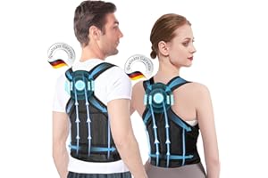 WEIMEIH Correcteur de Posture Homme Femme, Redresseur de Dos Posture Pro Maintien du Dos, Du Cou et Des Épaules-Ceinture Dorsale Confortable Lombaire Respirant et Réglable(L)