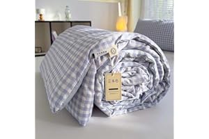 AHYBE Primaverile Estivo Copriletto Trapuntino Cotone Per Letto Per Singolo/ Matrimoniale/Una Piazza E Mezza Morbida Coperta Leggera|Stampa Digitale Bianca Trapunta Estiva，Morbido E Confortevole ﻿ ( Color :