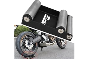 JFG RACING GRoller Support de rouleau de nettoyage de roue de moto pour nettoyage de pneus et lubrification de la chaîne, vélos moyens < 220 kg et largeur des pneus < 180 mm, sixth generation