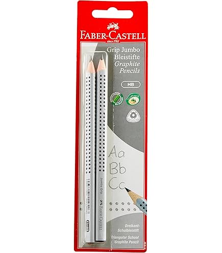Faber-Castell Matite Jumbo Grip Sillabate - 6 Pezzi Per Bambini - Foto 10