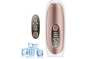 BEAURIS IPL Geräte Haarentfernung mit Saphir-Kühltechnologie, 9 Energiestufen, Intelligente Tipps für Körper/Bikini/Gesicht – unbegrenzte Blitze