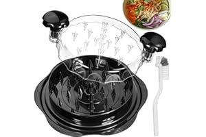 ZEELIY Chicken Shredder, Mince Masher Chicken Breast Shredder Tool Twister 25cm Visible with Brush, Meat Shredder Mince Masher | BPA Free, Heat Resistant, Ergonomic Handle,Anti-Slip & Dishwasher Safe