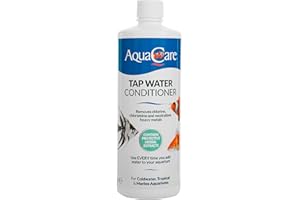 AquaCare Tap Water Conditioner For Freshwater Aquariums (480ml) Keep Your Fish Safe By Quickly Removing Harmful Toxins Before Adding Water To Your Fish Tank