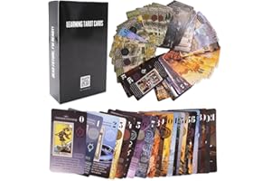 Babioms Tarot Cards, Future Telling Tarot Card, 78 Cards Tarot Cards Set with Box, Tarot Deck, para Celebración Familiar, Principiantes ordinarios