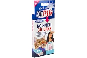 KATFRESH -Effective Litter Box Odor Filter - Reduces urine smell and ammonia gases in the litter box - 1x odor remover filter for 30 days.