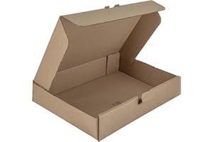 IMBALLAGGI 2000 - Scatole Trasloco Fustellate Piatte, 100 Pz 31x21x6, Scatole Cartone Resistenti Doppio Strato, Scatoloni Imballaggio Spedizioni Preformati, Cartoni per Traslochi Porta Oggetti Larghi