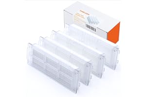 BAKUUM Pack 4 Filtry HEPA, dla Xiaomi Mop 2S / Mop P/Mop Pro / STYJ02YM / XMSTJQR2S. Filtr do mieszanego zbiornika wody i zbiornika na kurz. Sprawdź model przed zakupem.