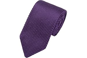 WANYING Uomo 7cm 2,75" Cravatta Ristretto Lavorata a Maglia Skinny Stretta Sottile Cravatta a Maglia Stile Retrò Vintage Sporty Casual Business Da lavoro Basic per Gentlemen