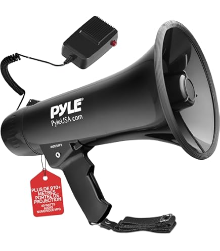 Haut-Parleur Mégaphone Mégaphone Haut-Parleur Bullhorn Main Mégaphone