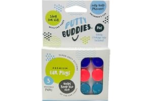 Putty Buddies Original Swimming Earplugs (3 Pair)