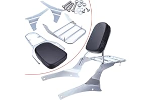 ‎AMBIENCEOEU Ambienceo Motorrad-Motorrad Sissy Bar Fondlehne Gepäckträger Service Kit Aufzüge