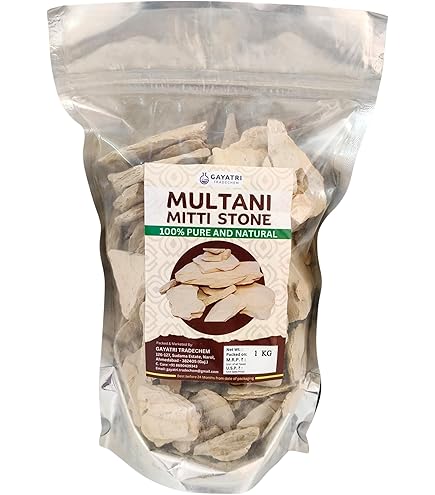 その他 加工食品 Multani mitti stone 1 kg clay Health & Personal :: Hair Care :: Hair Masks :: PURE PIK