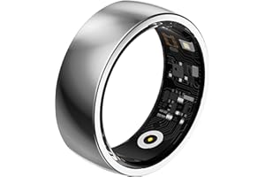 FINDTIME Smart Rings for Men Women Fitness Tracker Heart Rate Monitor Health Ring Blood Pressure Blood Oxygen Sleep Tracker Fitness Ring Pedometer Step Counter Waterproof Smart Ring for Android iOS Phones