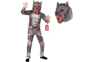 Morph Kids Werewolf Costumes, Werewolf Costumes for Boys, Halloween Costume for Kids, Boys Halloween Costume