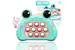 JUNBAOYYDS Console de Jeu Fast Push Bubbles, Jeu de Bulles de poussée Rapide, Mini Jeu de poussée Rapide à la Main, Toys sensoriels Fidget pour l'Autisme pour Les Enfants et Les Adultes (F)