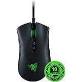 Razer DeathAdder V2 - Wired USB Gaming Mouse with Optical Mouse Switches, Focus+ 20K Optical Sensor, 8 Programmable Buttons a