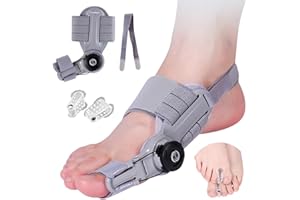ProChosen Hallux Valgus Korrektur Set, Hallux Valgus Schiene with Silikon Zehenspreizer, Toe Stretcher Toe Spacer Hallux Valgus Schiene Zehenspreizer Hallux Valgus, Universalgröße Unisex