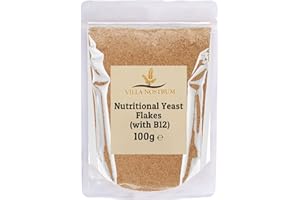 Nutritional Yeast Flakes with B12 100g by Villa Nostrum
