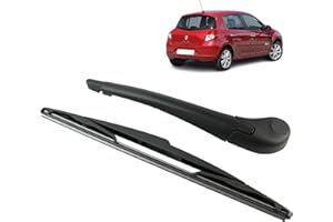 STARKIT PERFORMANCE Bras essuie glace arrière compatible pour Clio 3 (2005-2014) AVEC BALAI D’ESSUIE-GLACE (pare-brise arrière) | 7700433319 | 7701059392
