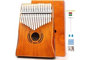 FORLIVESE Kalimba 17 Tasten,Kalimba Instrumente,Daumenklavier 17 Tasten,Marimbas Sammlerstücke,Fingerklavier für Anfänger,Weihnachtsgeschenke für Kinder, Freunde