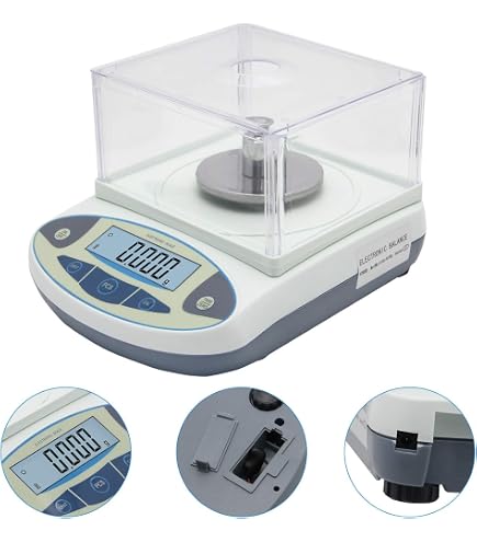JOANLAB Analysenwaage FA5003S – 500g X 0,001g Mit Doppel-Display & Externer Kalibrierung!