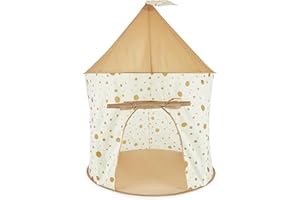 Bieco Tienda Infantil para Interior Pop Up Dots | Princesa | Tienda de campaña para niños | Tienda de campaña para niñas | Princess Tent | Piscina de Bolas | Tienda Infantil para niñas