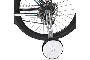 AYNEFY Ruote Stabilizzatrici Rotelle per Bicicletta, Rotelle Laterali Stabilizzatore Rotelle Rotelle Coppia Ruote Stabilizzatrici Posteriori per Biciclette Durevole Rotelle per Bicicletta Adatte a 12"-20"