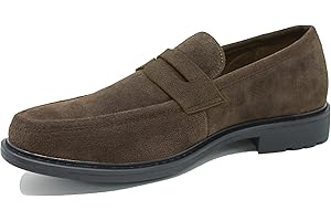 Evoga Mocasines hombre de ante Oxford zapatos elegantes casual