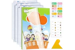10 Pezzi Coprilibri Trasparenti A4, Shyllin Pellicola Adesiva [er Libri con 24 Adesivi, Foderina per Libri Scuola Trasparente, Materiale Scolastico, Copertine Quaderni A4 Trasparenti, per Studenti