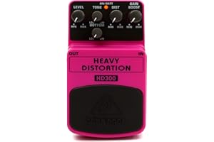 Behringer HEAVY DISTORTION HD300 Heavy Metal Distortion Effects Pedal
