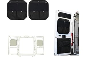 VanEssential Rear Door MIDDLE Storage Panels (Pair) Designed for Ram Promaster High Roof (Van Years 2014 to Current Model)