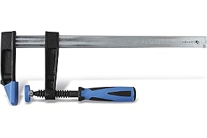 HÖGERT TECHNIK - Morsetti a vite, apertura alare 300 x 120 mm, morsetti F, forza di serraggio 200 kg, morsetti - Impugnatura comoda e antiscivolo - Fissaggio preciso Weldinger morsetto a vite