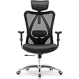 SIHOO Office Desk Chair, Ergonomic Computer Chair with Adjustable Headrest and Lumbar Support,High Back Executive Swivel Chai