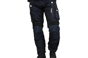 Mycl Turell TransAlpin HighPro 2in1 - Motorradhose Herren mit Protektoren (herausnehmbar) - CE AA Sympatex wasserdicht - All Season Motorrad Hose Herren - Stylish & Sicher