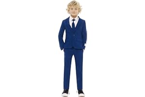 OppoSuits Men Suit Juego de Pantalones de Traje de Negocios para Niños