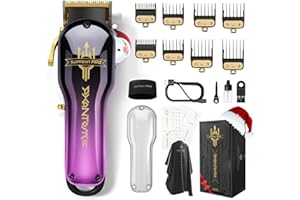 ‎SUPRENT SUPRENT Haarschneidemaschine Herren - Profi Haarschneider mit Bürstenlosem Motor, DIY Etui und Aufkleber - Haartrimmer Herren Haar Rasierer