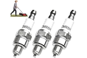 DOZYLIVE 3Pcs Bougie d'Allumage pour NGK CMR5H, Bougie Allumage pour Stihl/Honda/Brisk/Bosch/Husqvarna/Echo BR500 BR550 BR600 FC56 FC70 RZ7C RZ7CT10 965 3365, Accessoires pour Tondeuses à Gazon