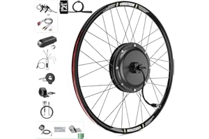 Varstrom Rear Hub 48V 1000W Ebike Kit Hinterrad - Brushless & Gearless Nabenmotor Kit mit DZ40 LCD Display, Ebike Conversion Kit Hinterradmotor passend für 26" 27,5" 28" 700C